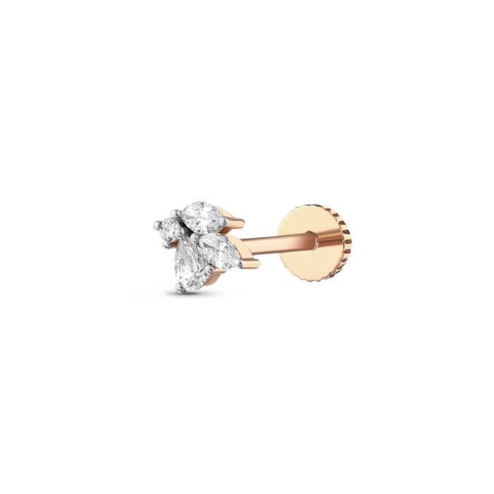 0,20 Karat Pırlanta Tragus Küpe - Piercing - 1