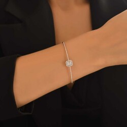 0,58 Karat Pırlanta Baget Bileklik - 3